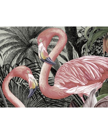 TRIPTICO FLAMENCOS- FOTO 180x120